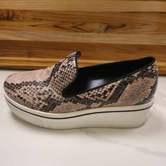 Stella McCartney Binx Python Slip-On Platform Shoes Size 36 - Picture 11 of 16